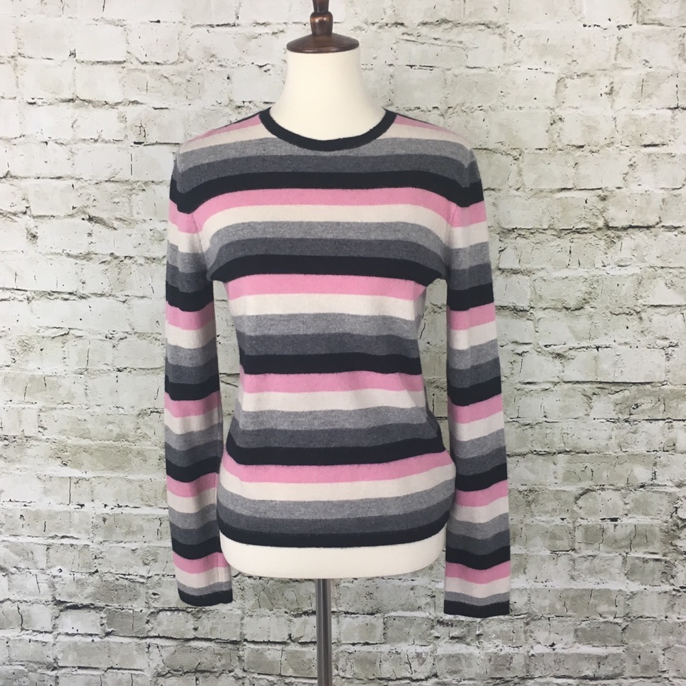 Jones New York Pink Merino Wool Sweater (Size M)